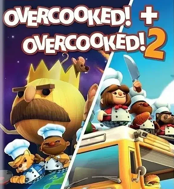 Overcooked 1 & 2 on rent
